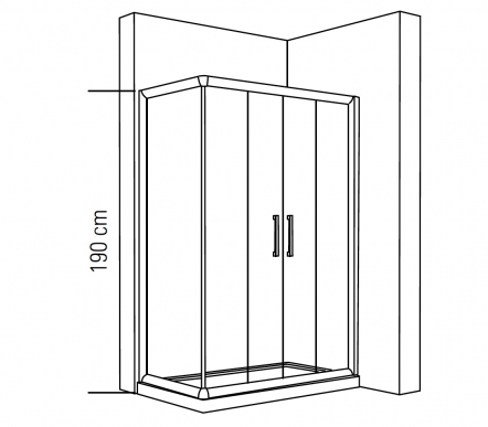 Front Cabin+Side Panel On Shower Tray