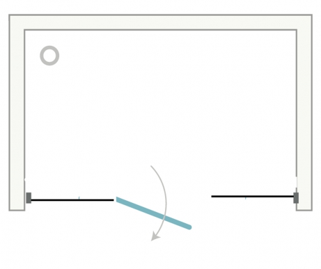 Front cabin on shower tray