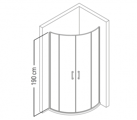 OVAL DUŞ TEKNESİ ÜZERİ KABİN