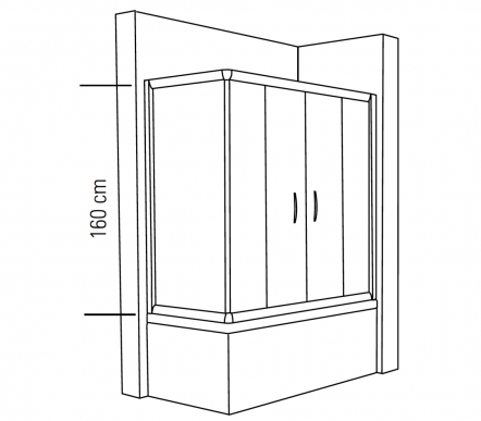 Front Cabin+Side Panel On Bathtub