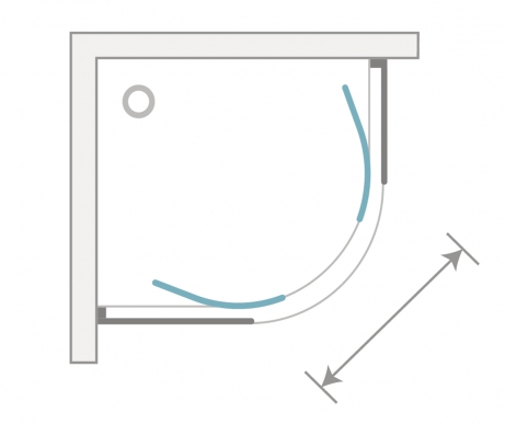 OVAL DUŞ TEKNESİ ÜZERİ KABİN