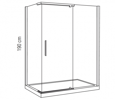 DUŞ TEKNESİ ÜZERİ ÖN + YAN CEPHE